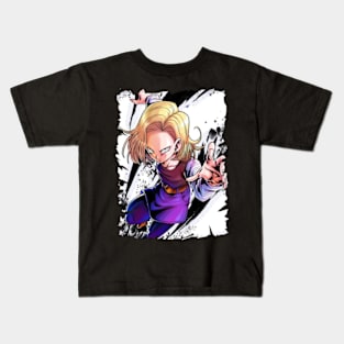 ANDROID 18 MERCH VTG Kids T-Shirt